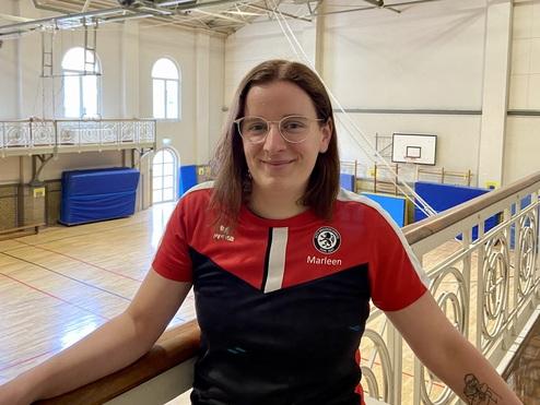 Hier siehst du unsere Kollegin Marleen Lange.