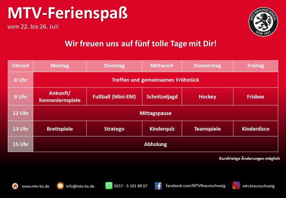 Hier siehst du etwas zum MTV Ferienspaß.