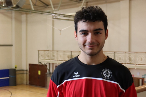 Hier siehst du unseren FSJler Melvin.