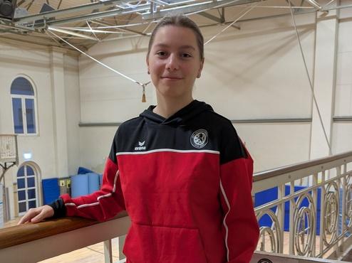 Hier siehst du unsere FSJlerin Paula Aude