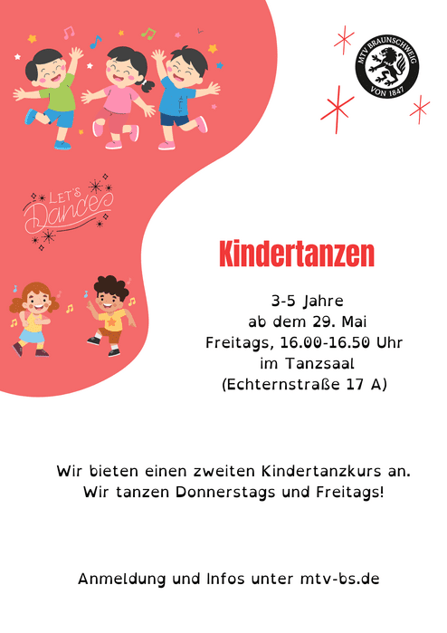 Hier  ist unser zweiter Kindertanzkurs