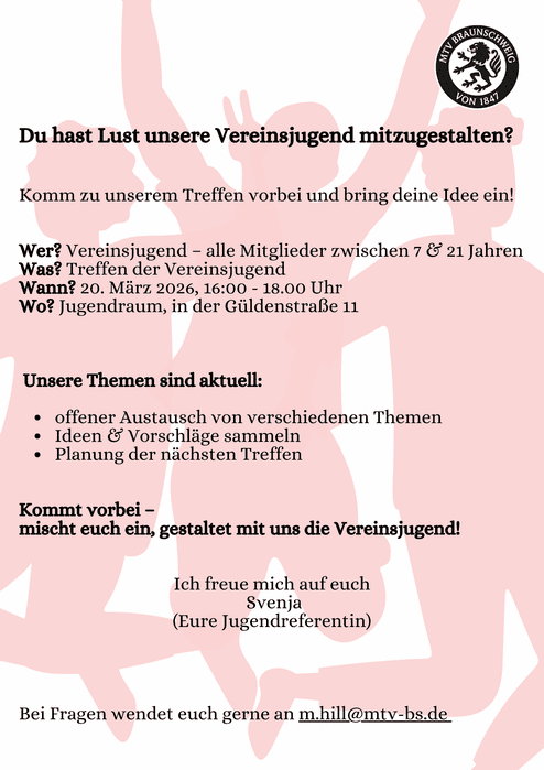 Hier siehst du ein Plakat f&uuml;r unsere neuen Jugendversammlung