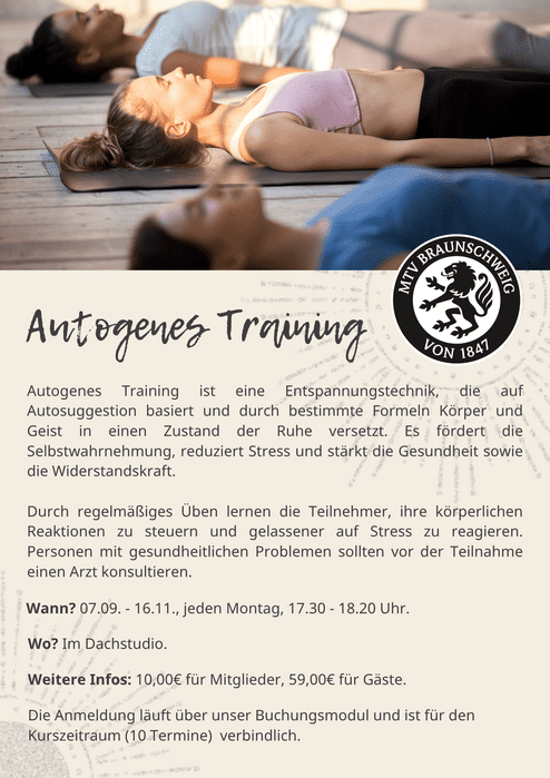 autogenes training hier sind neue termien
